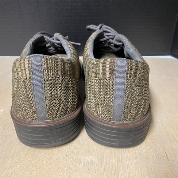 Mark Nason Size 12 Dress Knit Memory Foam Lace Up Oxford Shoes Green Oxford - Picture 5 of 8